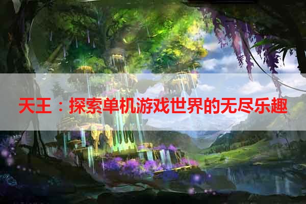 天王：探索单机游戏世界的无尽乐趣