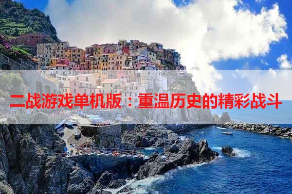 二战游戏单机版：重温历史的精彩战斗