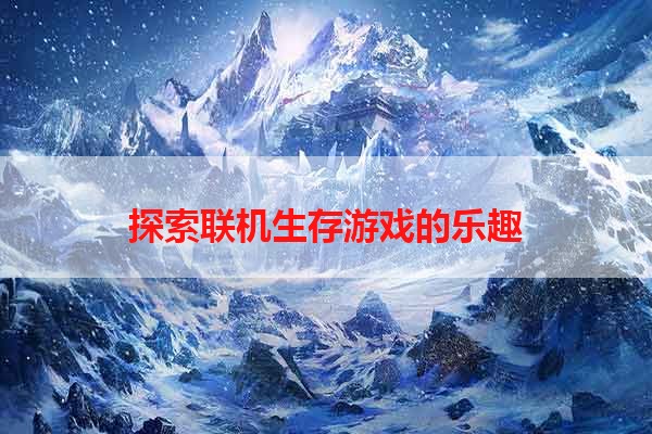 探索联机生存游戏的乐趣