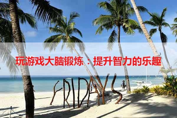 玩游戏大脑锻炼：提升智力的乐趣