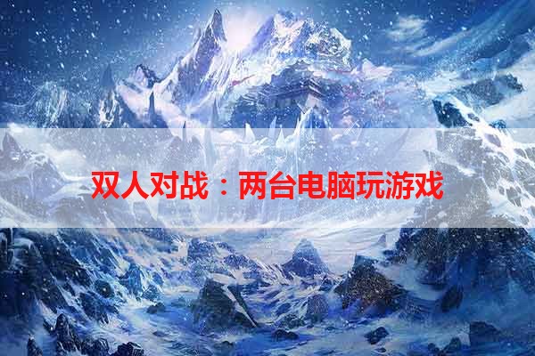 双人对战：两台电脑玩游戏
