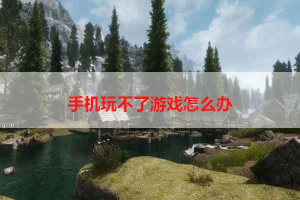 手机玩不了游戏怎么办