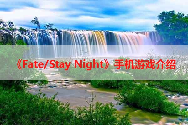 《Fate/Stay Night》手机游戏介绍