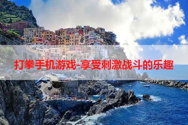 打拳手机游戏-享受刺激战斗的乐趣