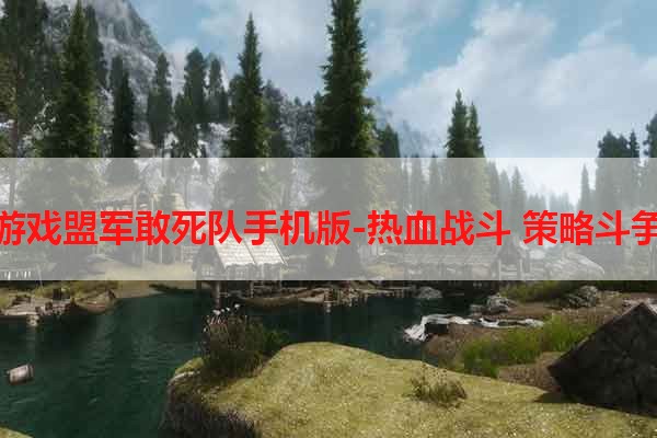 游戏盟军敢死队手机版-热血战斗 策略斗争